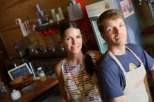 Wes Coffman and Theresa Chavarria Owners of Juice On The Square